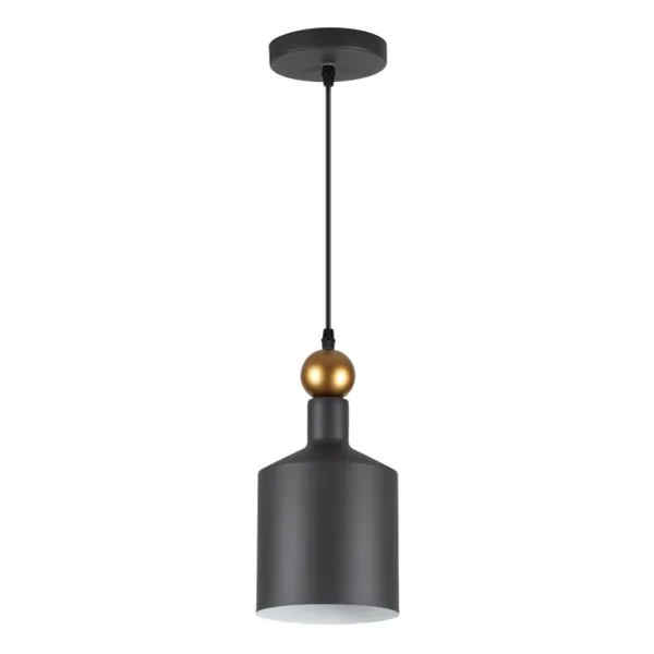 Подвес Е27 1*40W 220V BOLLI темн.серый/золотой ODEON LIGHT