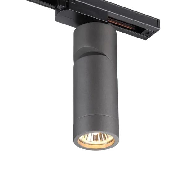 Св-к трековый IP20 GU10 50W 220-240V серебристый черный ELITE NOVOTECH — фото 3