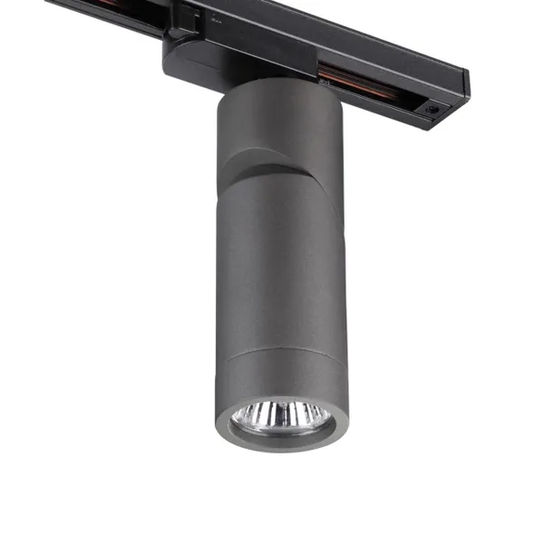 Св-к трековый IP20 GU10 50W 220-240V серебристый черный ELITE NOVOTECH — фото 4