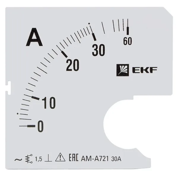 Шкала сменная для A721 30/5А-1,5 PROxima EKF