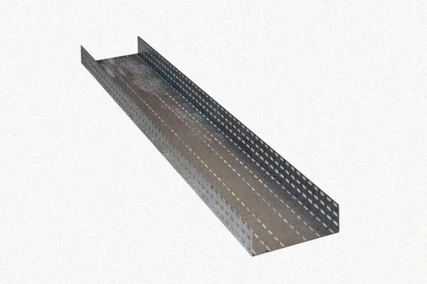 Лоток перфорированный ЛМ 150х65х3000 УТ1,5, оцинкованный лист, S1,0 Курганский ЗЭМИ