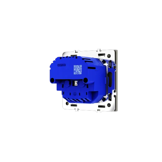 Розетка встраиваемая Voltum S70 с заземлением и защитными шторками, 16А, с USB, A+A, (шелк) — фото 4