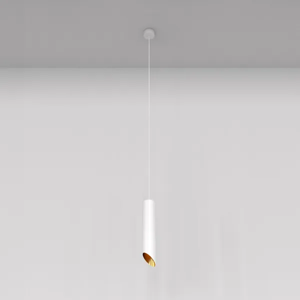 Подвесной светильник 1*GU10 12Вт Белый с Золотом IP20 Pendant P044PL-01-30GU10-W Technical Maytoni — фото 3