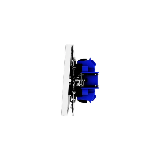 Выключатель встраиваемый Voltum S70 трехклавишный 10А, (белый глянцевый) — фото 12