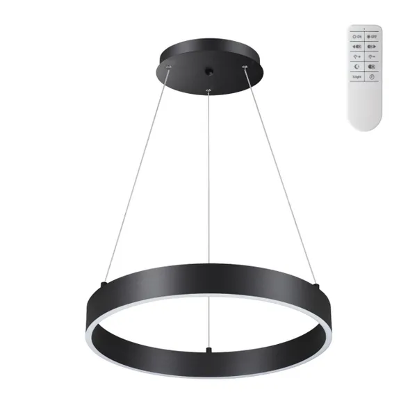 Св-к подвесной димм.,в комплекте пульт ДУ (2.4G) IP20 LED 3000К~6000К 36W 220V черный ITER NOVOTECH