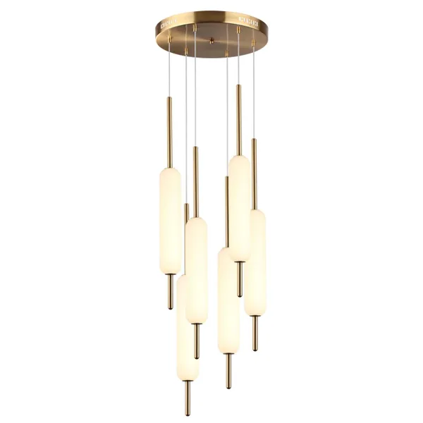 Подвес LED 72W REEDS бронзовый/белый ODEON LIGHT