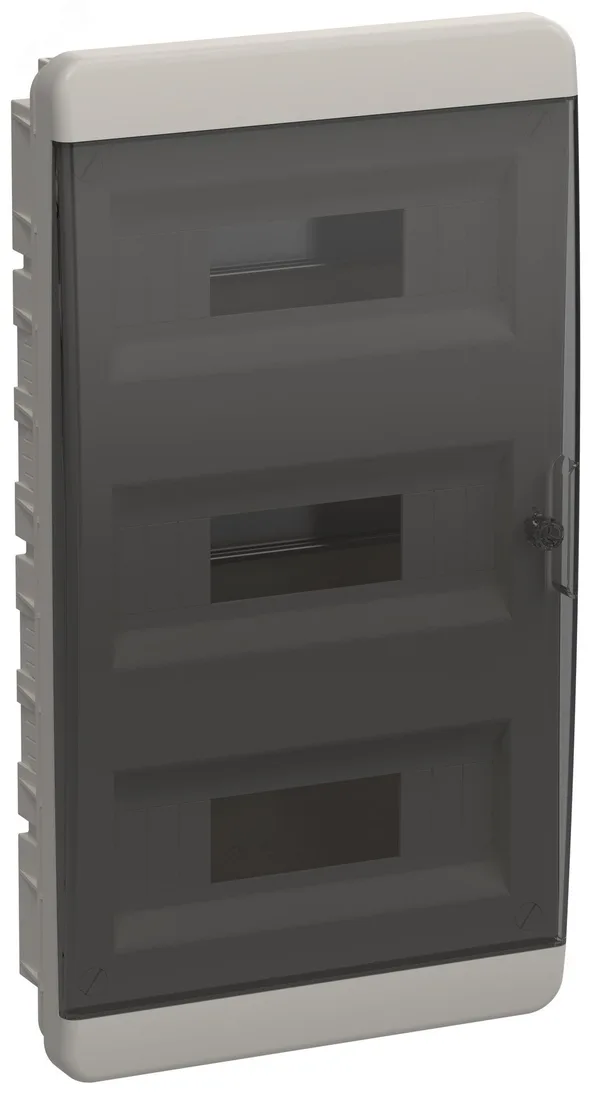 Корпус пластиковый ЩРВ-П-36 IP41 черн. прозр. дверь TEKFOR IEK