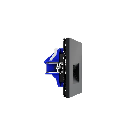 Розетка компьютерная встраиваемая Voltum S70 RJ45 КАТ.6, (графит) — фото 22