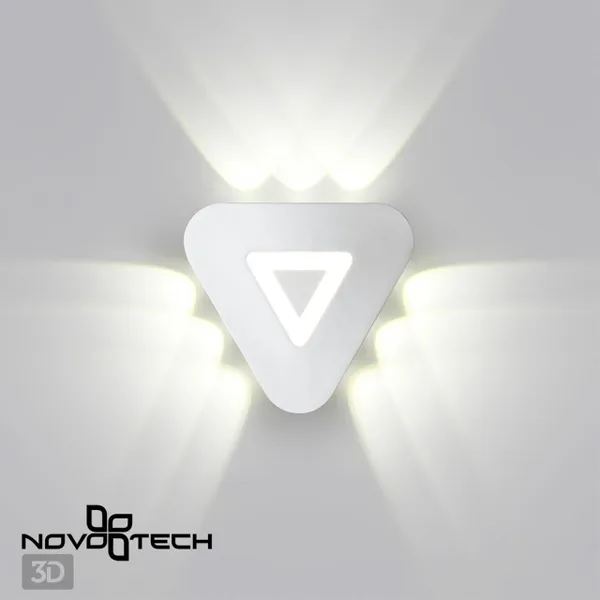 Св-к ландшафтный св/д IP54 LED 4000К 12W 85-265V CALLE белый NOVOTECH — фото 3