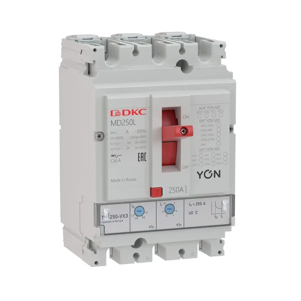Выключатель автоматический ВА YON MD250F-TM050 3П 50А 50кА Ir 0.7…1xIn DKC