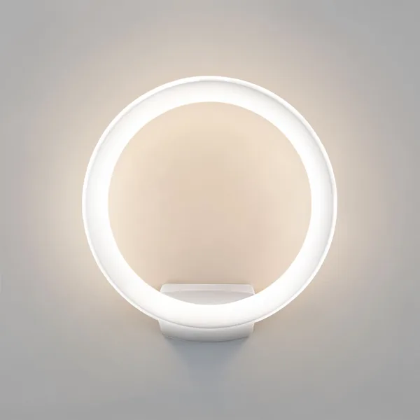Уличный настенный светодиодный светильник 12Вт 4000К белый IP54 Ring (a054931) Elektrostandard — фото 4