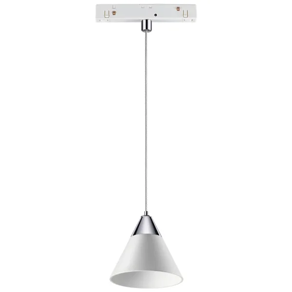 Трековый св-к для низков.шинопровода IP20 LED 4000K 10W FLUM белый/хром B NOVOTECH — фото 2
