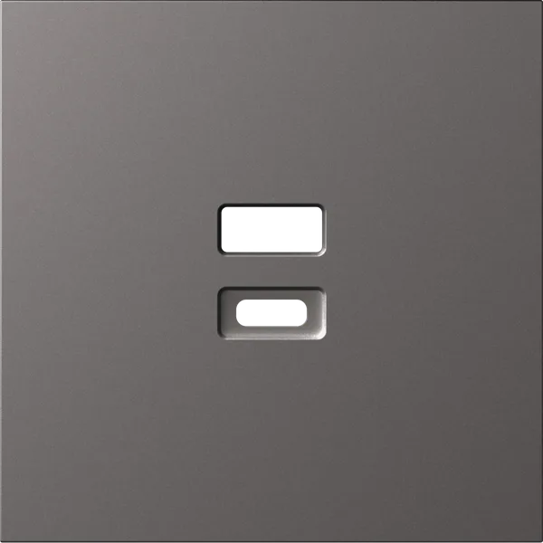 Donel S08 матовый титан накладка для розеток USB, серия DB