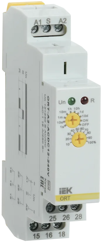Реле задержки включения ORT 2 контакта 12-240В AС/DC IEK