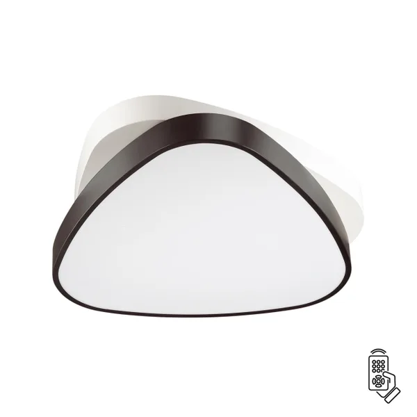 Люстра потолочная димм.с ДУ LED 72W 3000-6000К 6120Лм 220V AGATHA белый,черный B LUMION