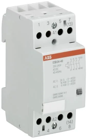 Контактор модульный ESB-24-40 (24А AC1) катушка 220В АС/DC 