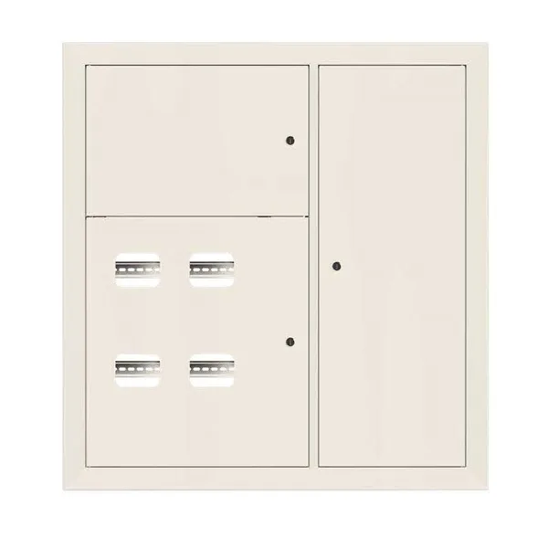 Щит этажный 4 кв, RAL9001 (1000х950х150) Basic EKF
