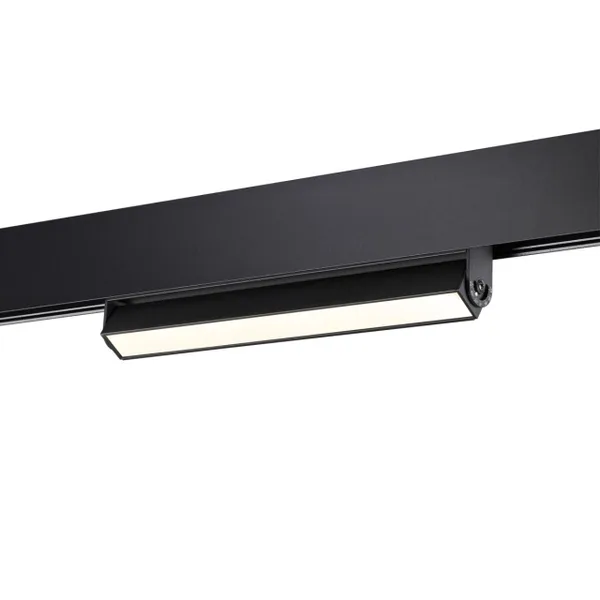 Трековый св-к для низков.шинопровода IP20 LED 4000K 12W 48V FLUM черный NOVOTECH — фото 4