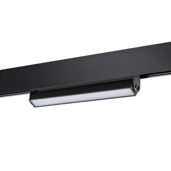 Трековый св-к для низков.шинопровода IP20 LED 4000K 12W 48V FLUM черный NOVOTECH — фото 5