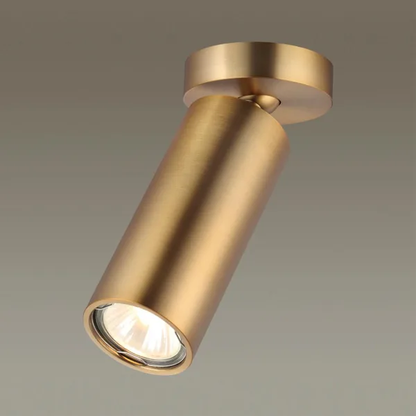 Поворотный св-к GU10 1*50W NINO античн бронза/металл накладн.ODEON LIGHT — фото 2