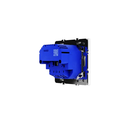 Розетка встраиваемая Voltum S70 с заземлением и защитными шторками, 16А, с USB, A+A, (белый матовый) — фото 3