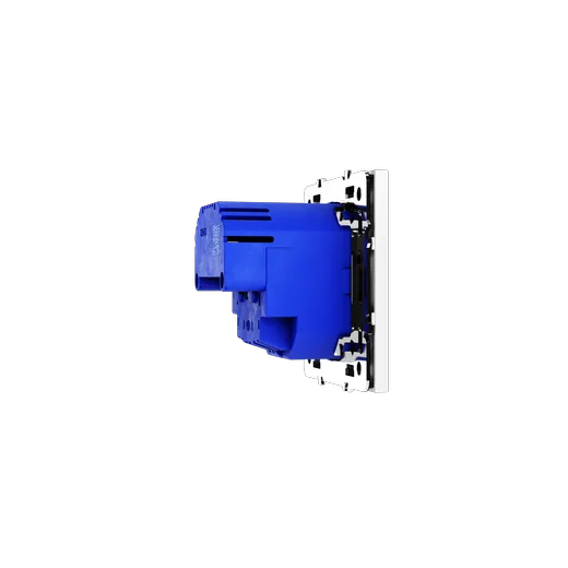 Розетка встраиваемая Voltum S70 с заземлением и защитными шторками, 16А, с USB, A+A, (белый матовый) — фото 24