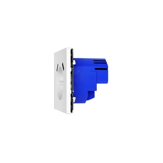 Розетка встраиваемая Voltum S70 с заземлением и защитными шторками, 16А, с USB, A+A, (белый матовый) — фото 14