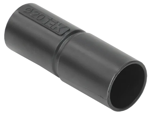 Муфта труба-труба GI20G черная IEK