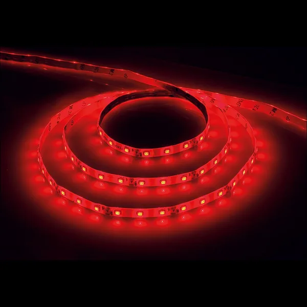 Светодиодная LED лента Feron LS604, 60SMD(2835)/м 4.8Вт/м 5м IP65 12V красный — фото 2