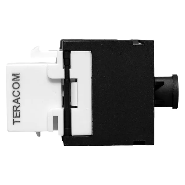 Модуль Keystone TERACOM PRO Cat,5E неэкранированный 110 IDC 180 градусов самозажимной (Toolless) черный EKF — фото 3