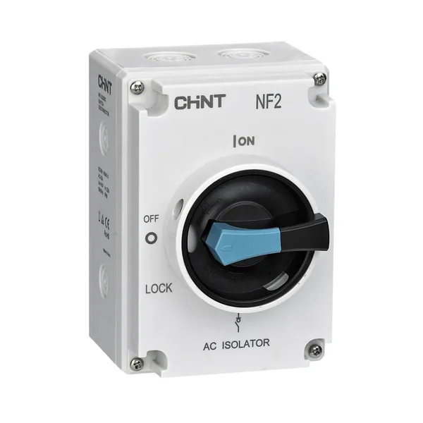 Выключатель-разъединитель NF2-125/3BO в пластиковом коробе IP65 CHINT