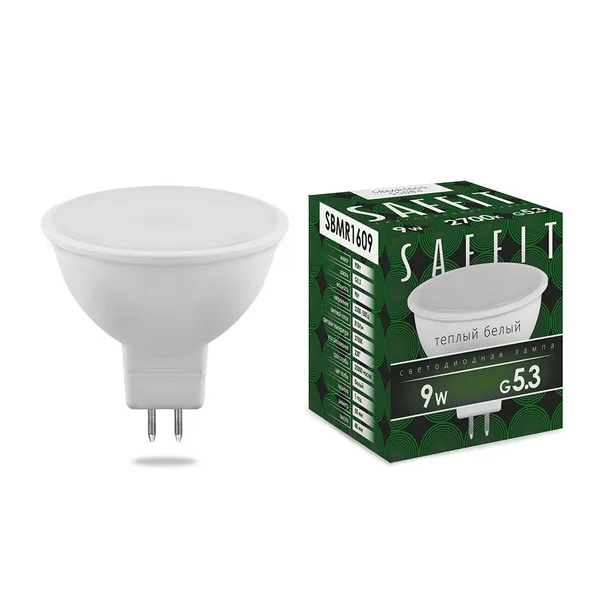 Лампа светодиодная SAFFIT SBMR1609 MR16 GU5.3 9W 2700K Feron