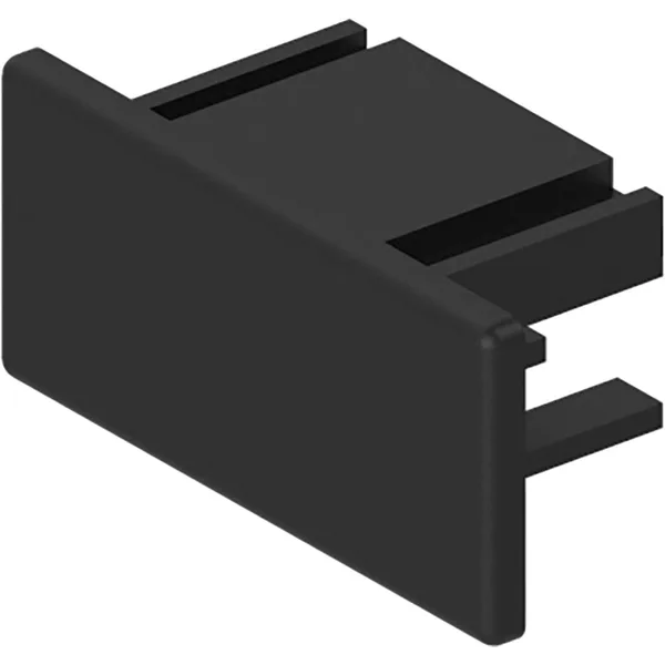 Заглушка пластиковая для шинопровода, черный, LD1013 Feron