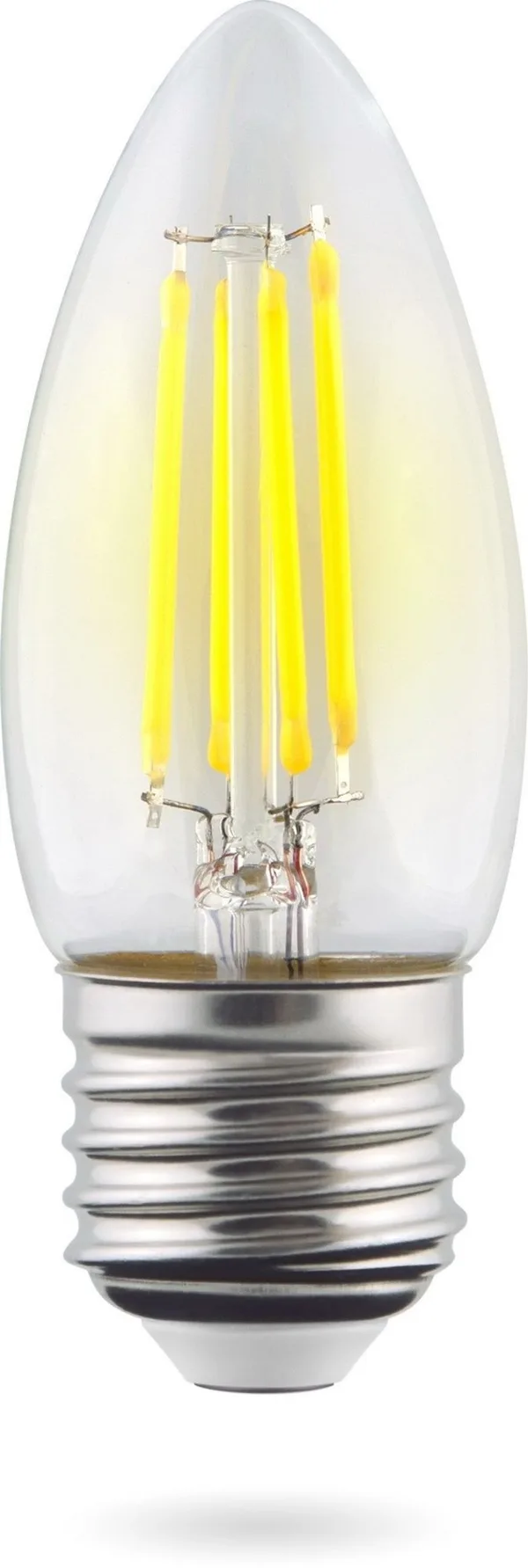 Лампа св/д E27 4Вт 2800K Прозрачный Candle 8334 Voltega