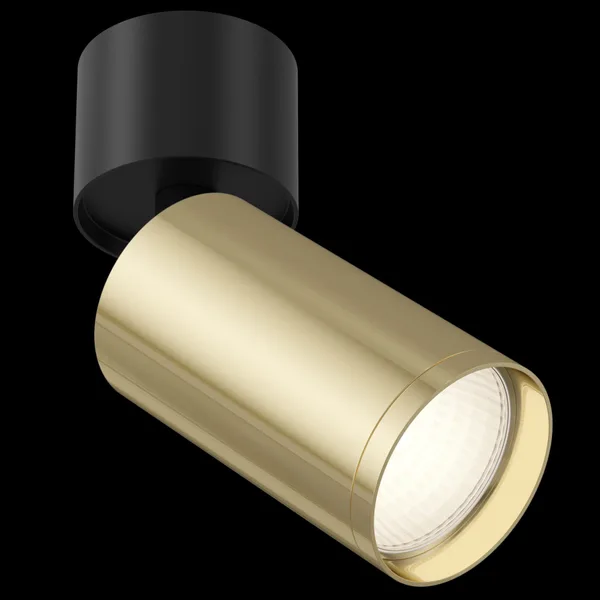 Потолочный светильник 1*GU10 10Вт Черный с Золотом IP20 FOCUS S C050CL-1BG Technical Maytoni — фото 2