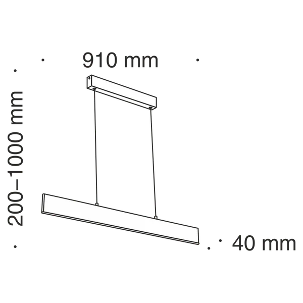 Подвесной светильник 23Вт 3000K Черный IP20 Step P010PL-L23B Technical Maytoni — фото 2