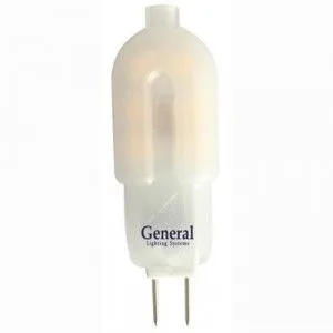 Лампа св/д 3Вт G4 12В 4500К Матовый General