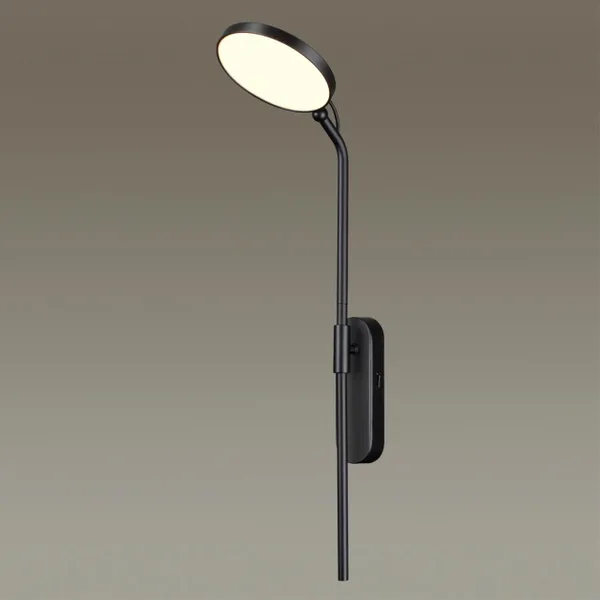 Настенный св-к IP20 LED 7W 423Лм 3000K REDMOND черный/металл ODEON LIGHT — фото 2