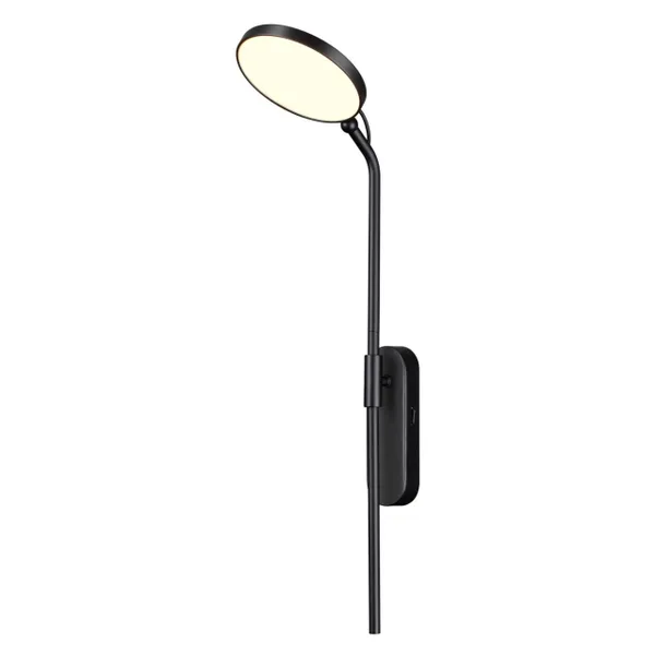 Настенный св-к IP20 LED 7W 423Лм 3000K REDMOND черный/металл ODEON LIGHT — фото 4
