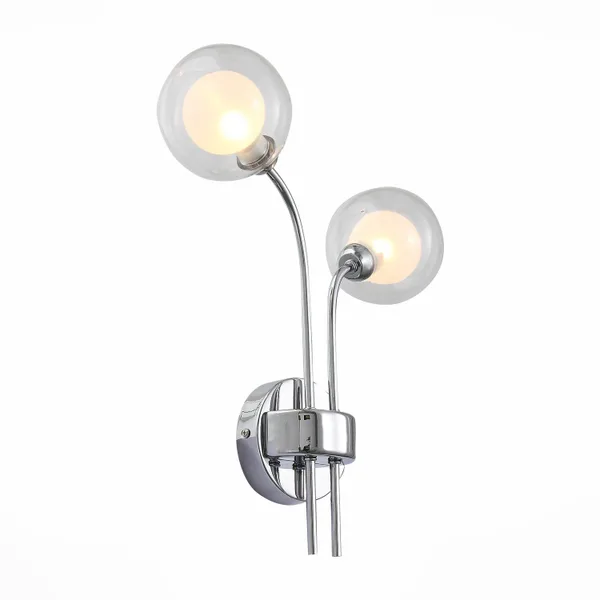 Бра Хром/Прозрачный, Белый G9 2*5Вт SL431.101.02 ST LUCE