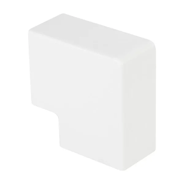 Поворот 90 гр, (25х16) (4 шт) белый EKF-Plast