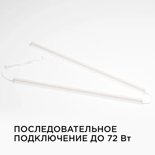 30-05 Светильник светодиодный, линейный, TOUCH сенсор, аналог Т5, 14Вт, 230В/50Гц, 1190лм, 4000К, IP20, белый, 870х23х35мм, поликарбонат Apeyron — фото 10