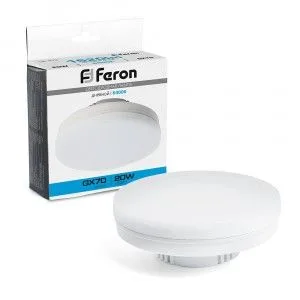 Лампа cветодиодная, (20W) 230V GX70 6400K, LB-473 Feron