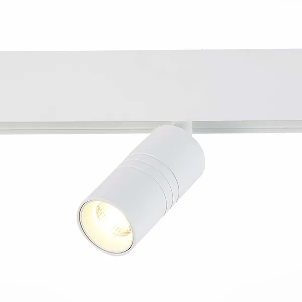 Магнитный трековый светильник белый LED 1*7Вт 3000К 595Lm Ra>90 36° IP20 L-xW44xH90 48В ST365.536.07 ST LUCE