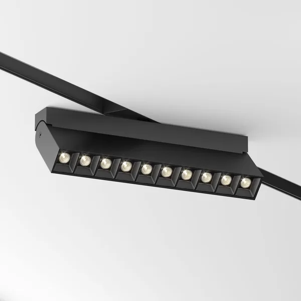 Трековый светильник LED 20Вт Черный IP20 Magnetic track system Gravity TR077-2-20W3K-B Technical Maytoni — фото 2