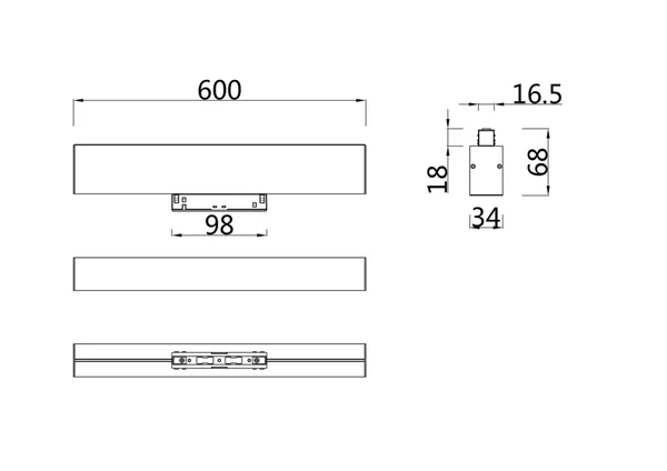 Светильник трековый 20Вт 4000K Белый IP20 BASIS TR012-2-20W4K-W Technical Maytoni — фото 6