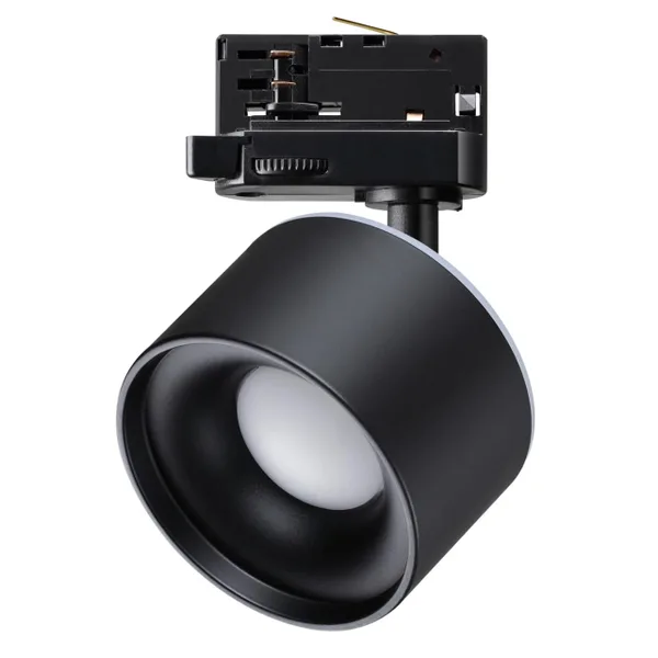 Трехф.трек.св-к с перекл.цв.темп.IP20 LED 3000К/4000К/6000К 12W вниз+3W вверх черн GIRO NOVOTECH — фото 3