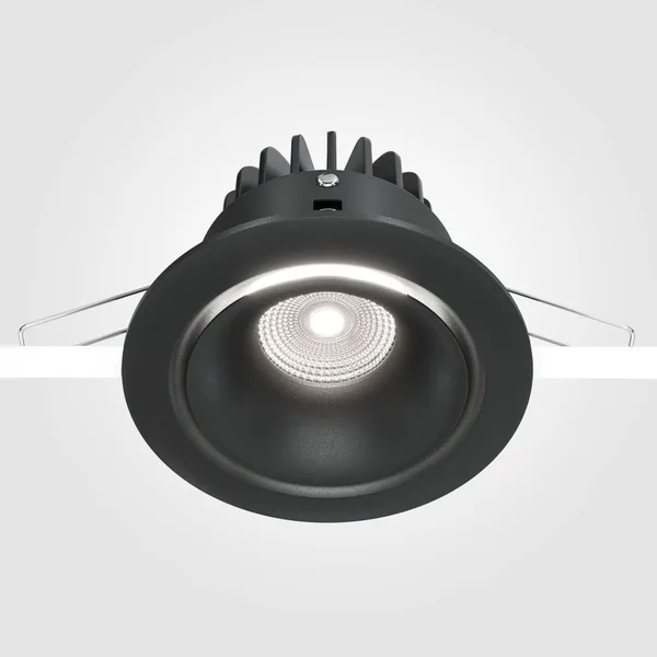 Встраиваемый светильник LED 12Вт Черный IP20 Downlight DL031-L12W4K-D-B Technical Maytoni — фото 4
