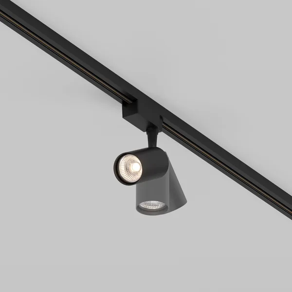 Трековый светильник LED 6Вт Черный IP20 Single phase track system Unity TR003-1-6W3K-S-B Technical Maytoni — фото 4