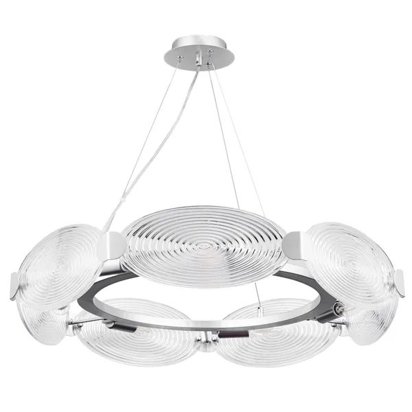Подвесной светильник 7*E14 40Вт Серебро IP20 Houston MOD022PL-07S Maytoni — фото 4